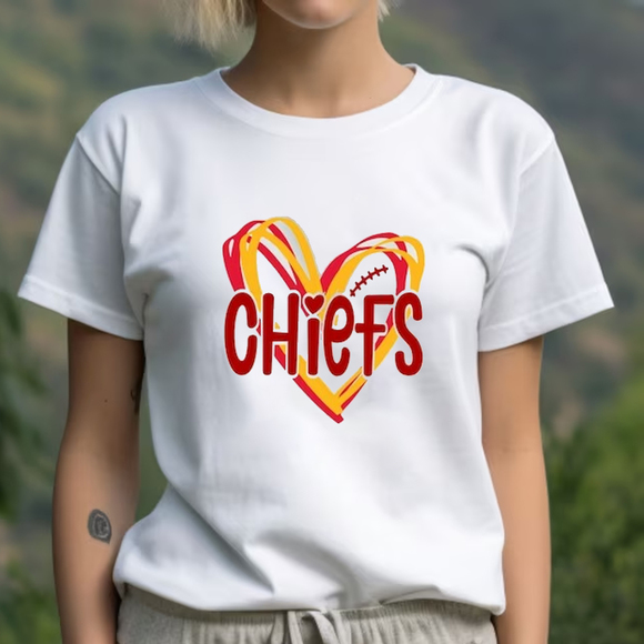 Other - KC Chiefs , KC Chiefs In My Heart Shirt, Kansas City Football